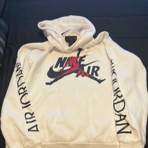 Nike Air Jordan White Hoodie